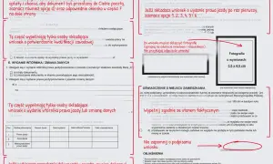 Wniosek o wydanie prawa jazdy, z zaznaczoną opcją "nowelizacja" i miejscem na zdjęcie.