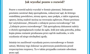 Jak wycofać pozew o rozwód? Procedura i konsekwencje prawne