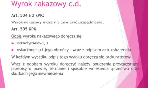 Wyrok nakazowy: Co oznacza i jakie są jego konsekwencje prawne?