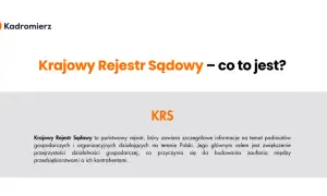 Co to jest numer KRS i dlaczego jest kluczowy dla firm w Polsce
