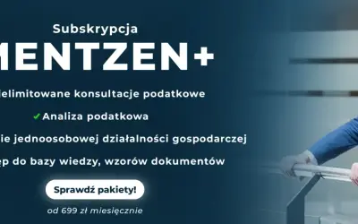 Mentzen+ oferuje nielimitowane konsultacje podatkowe, analizę podatkową i pomoc w zakładaniu jednoosobowej działalności gospodarczej. Sprawdź, czy działalność gospodarcza wlicza się do stażu pracy!