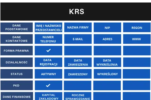 Kto jest kim w KRS? Kluczowe informacje o osobach i firmach