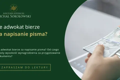 Ile kosztuje napisanie pisma przez prawnika? Ceny i przykłady dokumentów