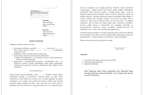 Kto pisze pozew rozwodowy? Sprawdź, czy potrzebujesz prawnika