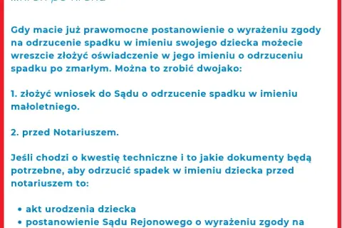 Odrzucenie spadku przez małoletniego: O co pyta sąd? Wyjaśniamy