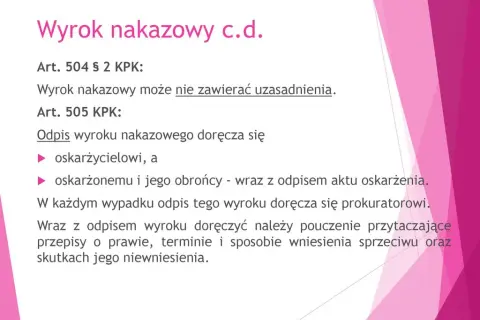 Wyrok nakazowy: Co oznacza i jakie są jego konsekwencje prawne?