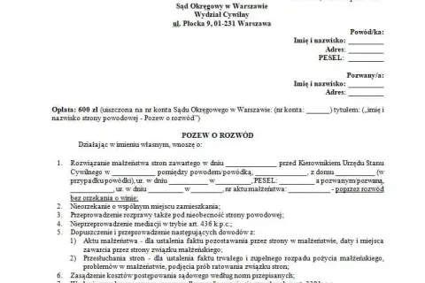 Co zrobić, gdy dostałem pozew o rozwód? Kluczowe kroki i porady