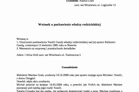 Pytania sądu o pozbawienie władzy rodzicielskiej - co warto wiedzieć