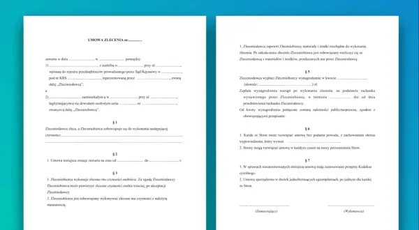 Umowa zlecenie: kto to jest zleceniobiorca? Dokument określa prawa i obowiązki wykonawcy zlecenia, czyli zleceniobiorcy.