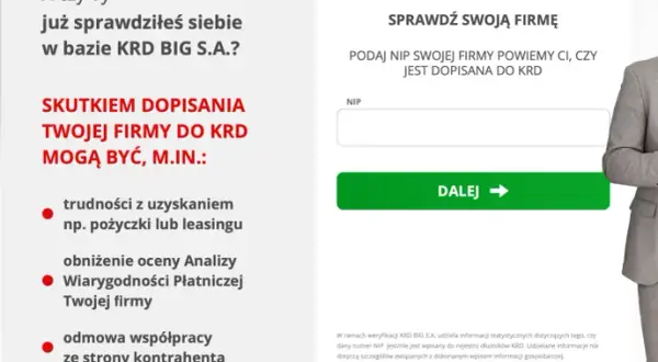 Sprawdź, czy Twoja firma jest w KRD. Dowiedz się, krs co to i jakie mogą być skutki dopisania do rejestru.