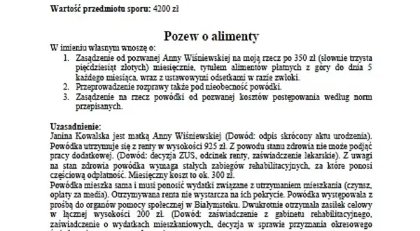 Czy można ręcznie napisać pozew o alimenty? Poznaj fakty