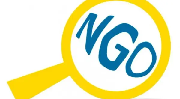 Lupa powiększa napis NGO. Dowiedz się, ngo co to jest i jak działa.