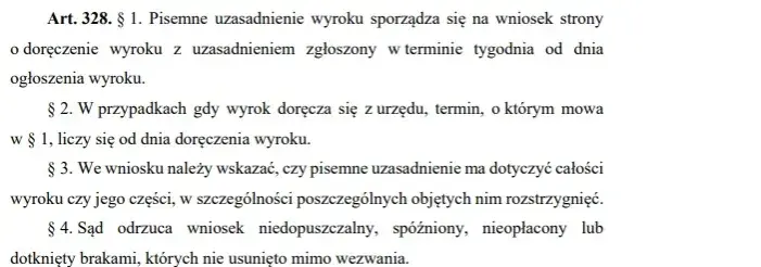 Jak napisać wniosek o uzasadnienie wyroku - uniknij najczęstszych błędów