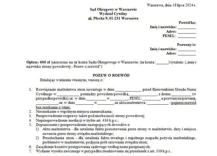 Co zrobić, gdy dostałem pozew o rozwód? Kluczowe kroki i porady