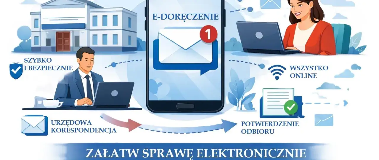 E-doręczenia 2026: szybka i bezpieczna korespondencja urzędowa online. Potwierdzenie odbioru. Załatw sprawę elektronicznie.