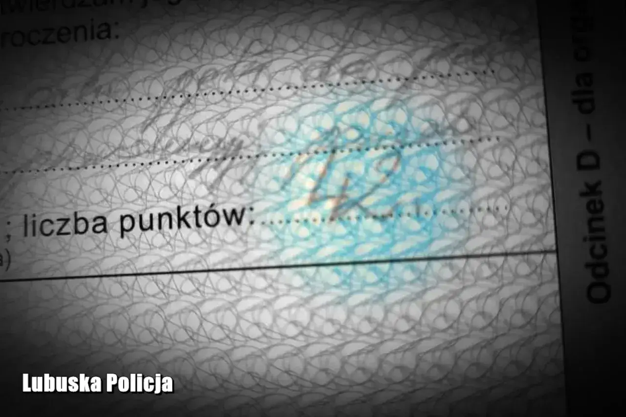 Na dokumencie widnieje rubryka