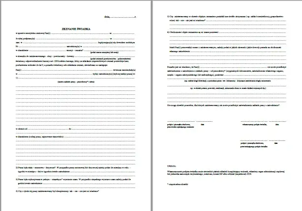 Zdjęcie Jak napisać zeznanie świadka? Krok po kroku do skuteczności