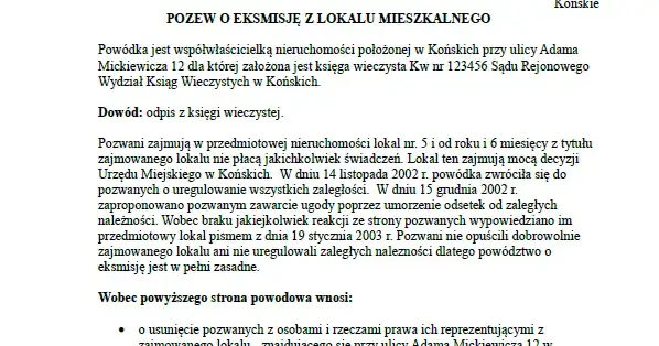 Zdjęcie Pozew o eksmisję: ile trwa proces i jak go przyspieszyć?