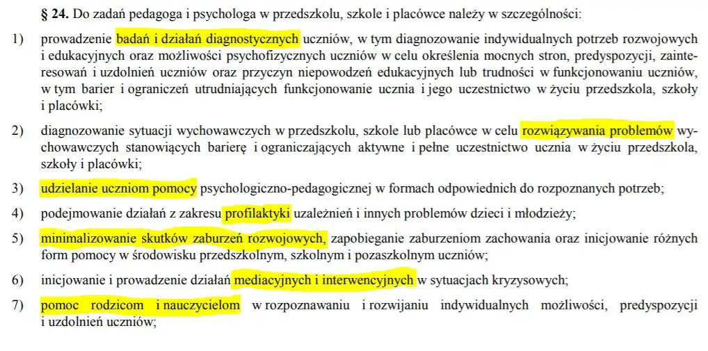 Zdjęcie Jakie akty prawne regulujące pomoc psychologiczno-pedagogiczną mogą zaskoczyć?