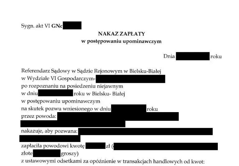 Zdjęcie Kiedy sąd wydaje nakaz zapłaty? Warunki i procedura prawna