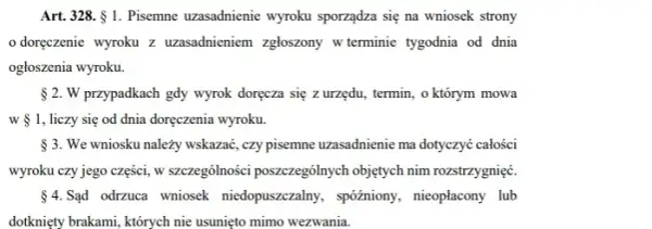 Jak napisać wniosek o uzasadnienie wyroku - uniknij najczęstszych błędów