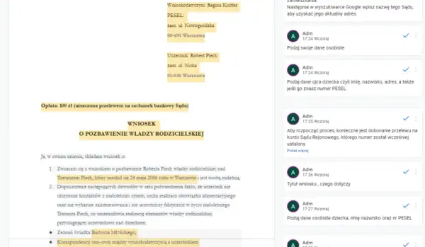 Jak napisać pozew o pozbawienie praw rodzicielskich ojca - poradnik