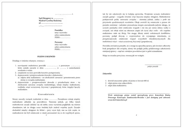 Kto pisze pozew rozwodowy? Sprawdź, czy potrzebujesz prawnika
