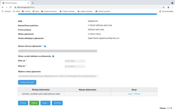 Jak złożyć sprawozdanie finansowe do KRS - uniknij najczęstszych błędów